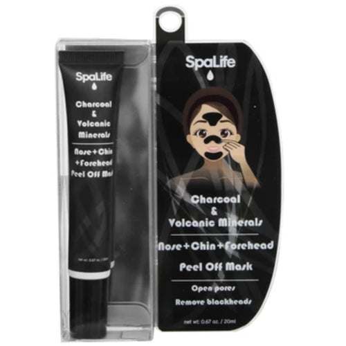Maschera Viso Peel-Off al Carbone e Minerali Vulcanici SpaLife